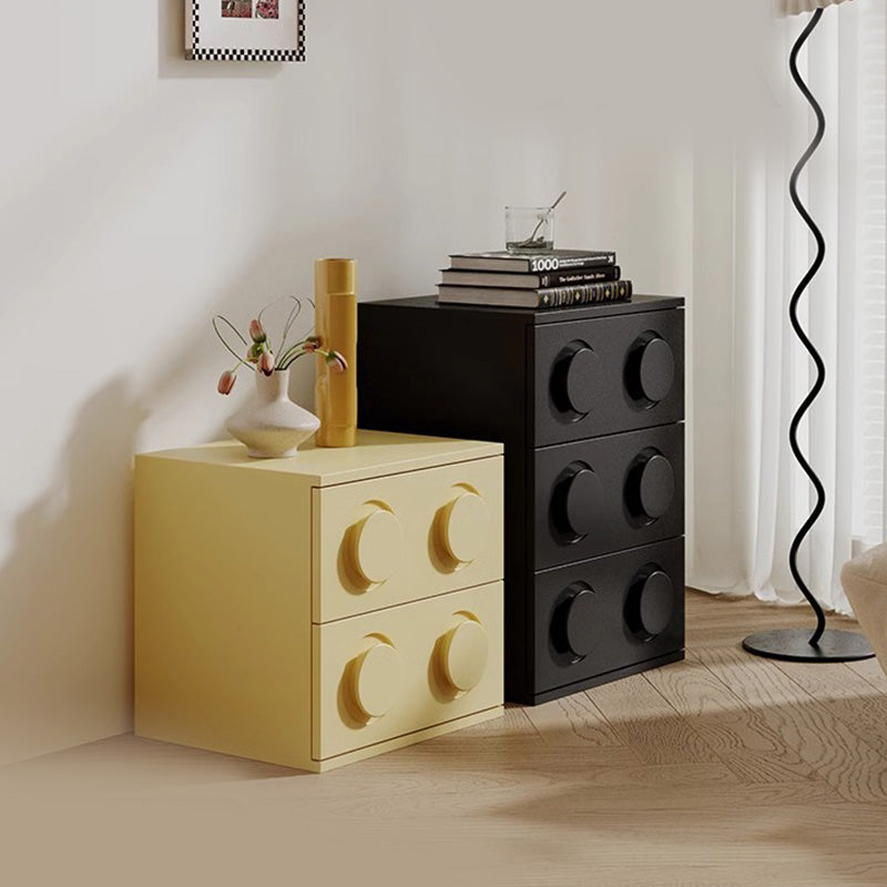 ブロックデザインサイドキャビネット | 多彩なカラーが楽しめる遊び心