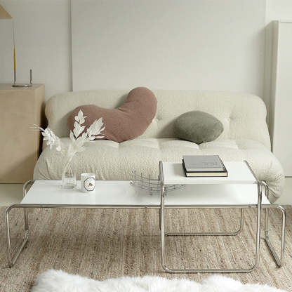 クラシックデザイン ローテーブル ホワイト VIORETTA ヴィオレッタ