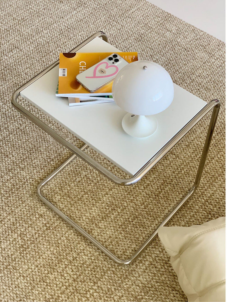 サイドテーブル カフェ 家具 便利 ステンレス インテリア