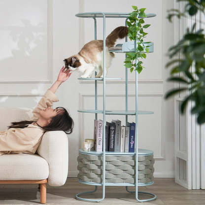 大特価＆在庫限り】猫用品シリーズ収納ラック | 快適で多機能な猫の