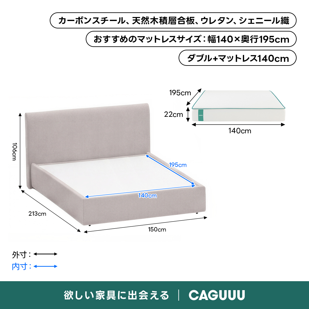 新商品特別価格】クイックセットファブリックベッド｜工具不要で