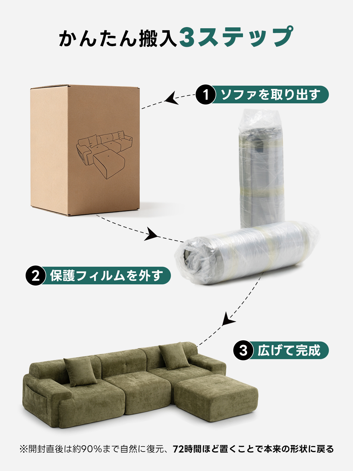 Soft Prime シェニールワイドソファ｜上品なデザインと優れた耐久性