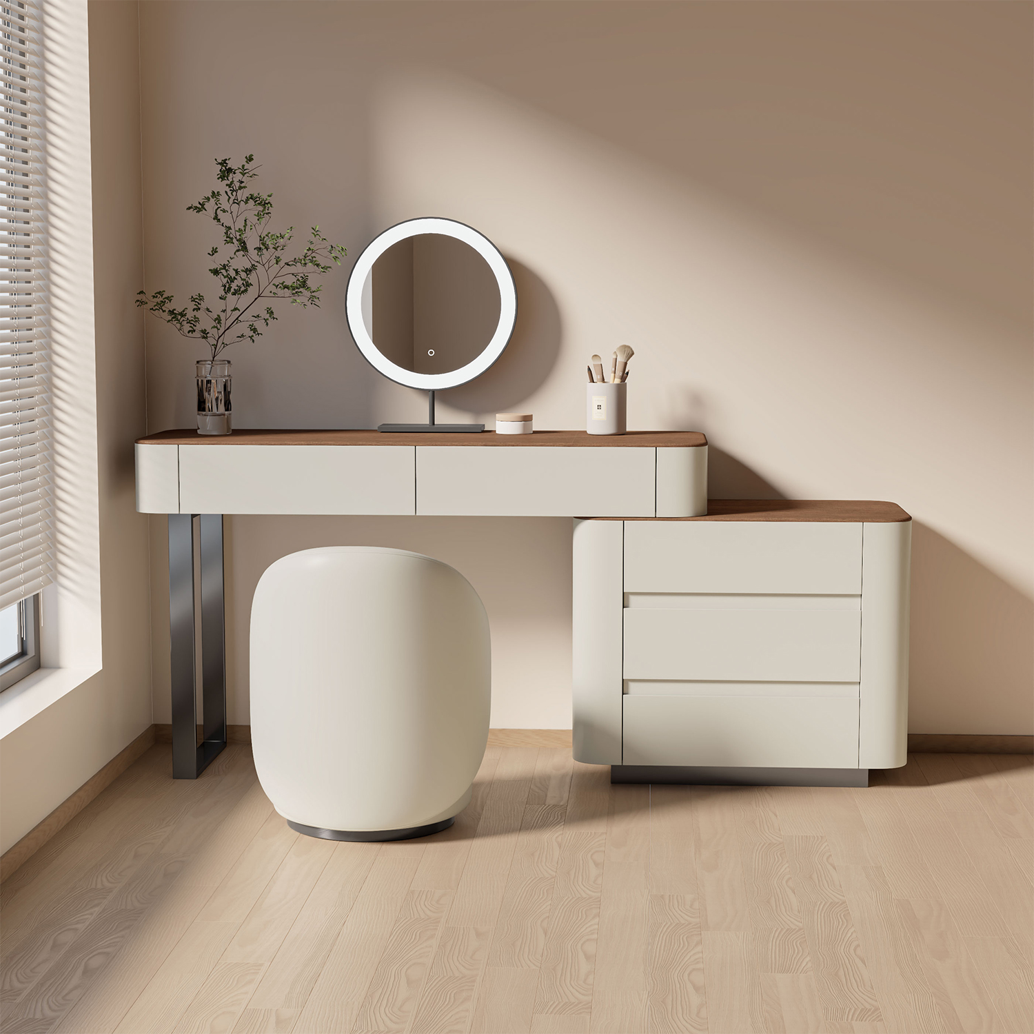 ドレッサー｜鏡付きで身支度が楽しくなるおしゃれデザイン【CAGUUU公式】