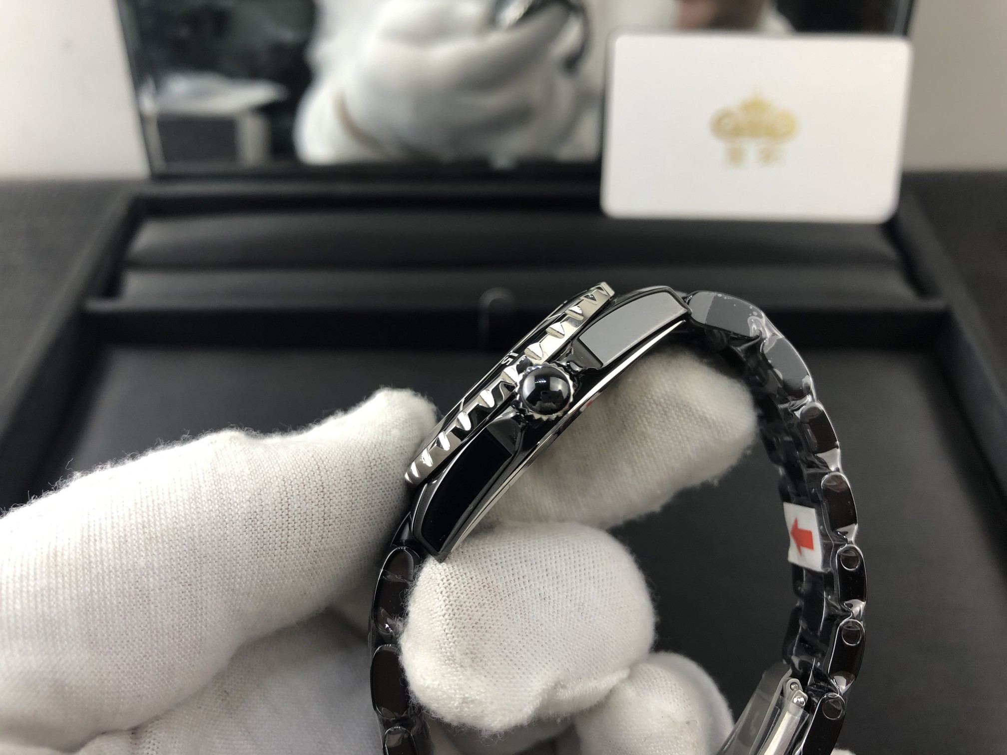 シャネル(Chanel) セラミック J12 時計 黒 33mm