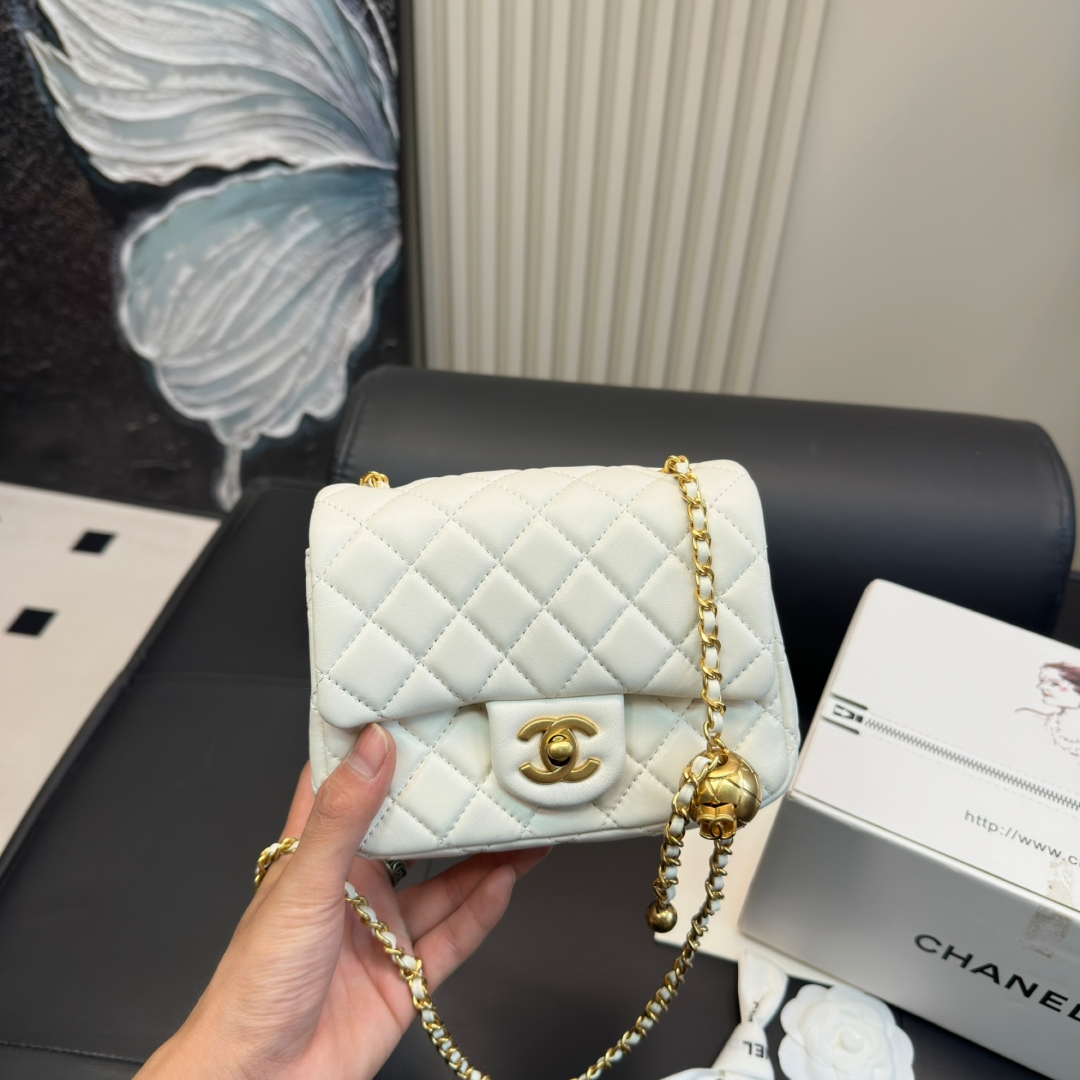 シャネル(Chanel) 25B CF ミニ バッグ  17X13mm