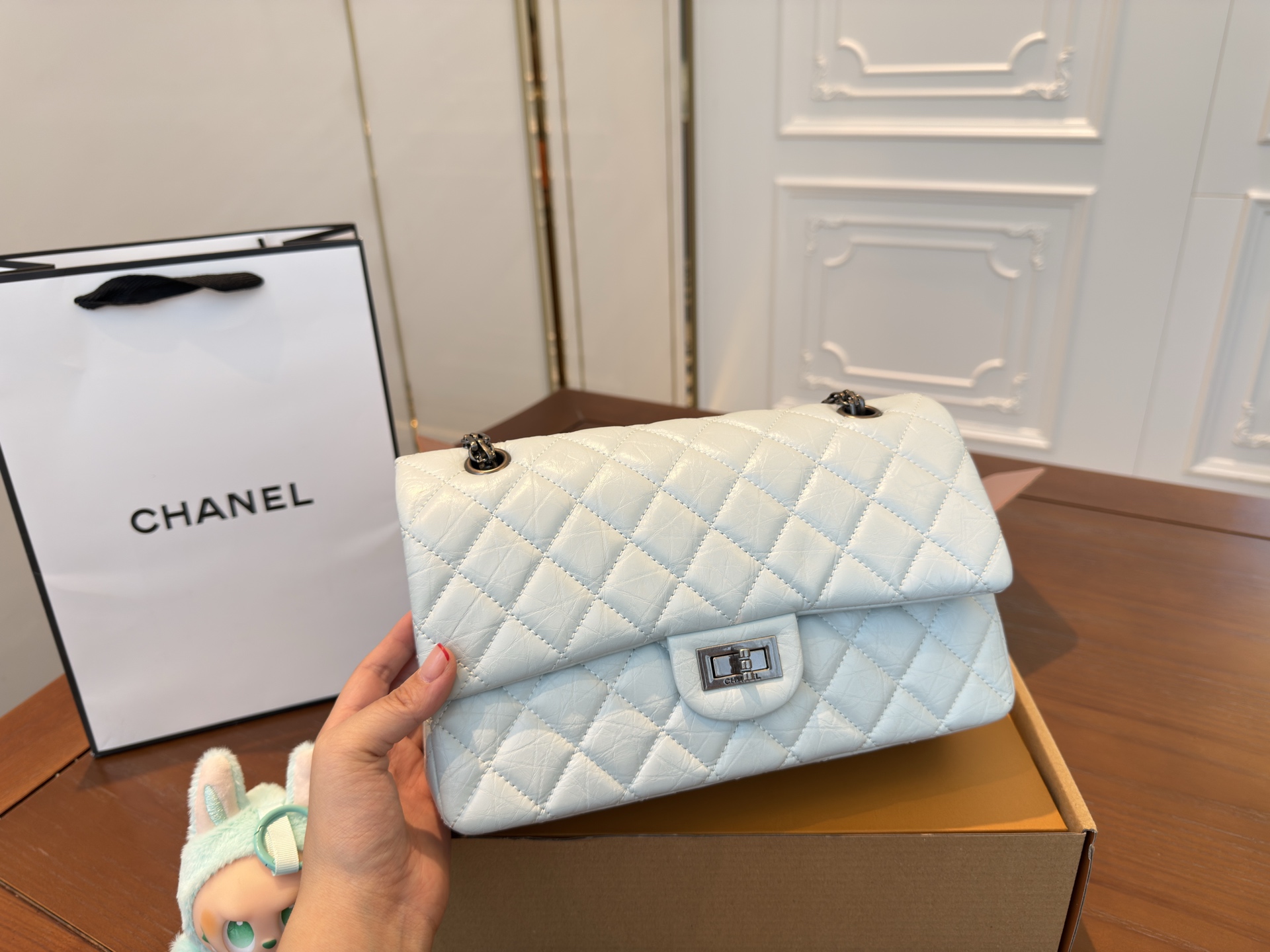 シャネル(Chanel)  2.55CF チェーン バッグ  25x15cm