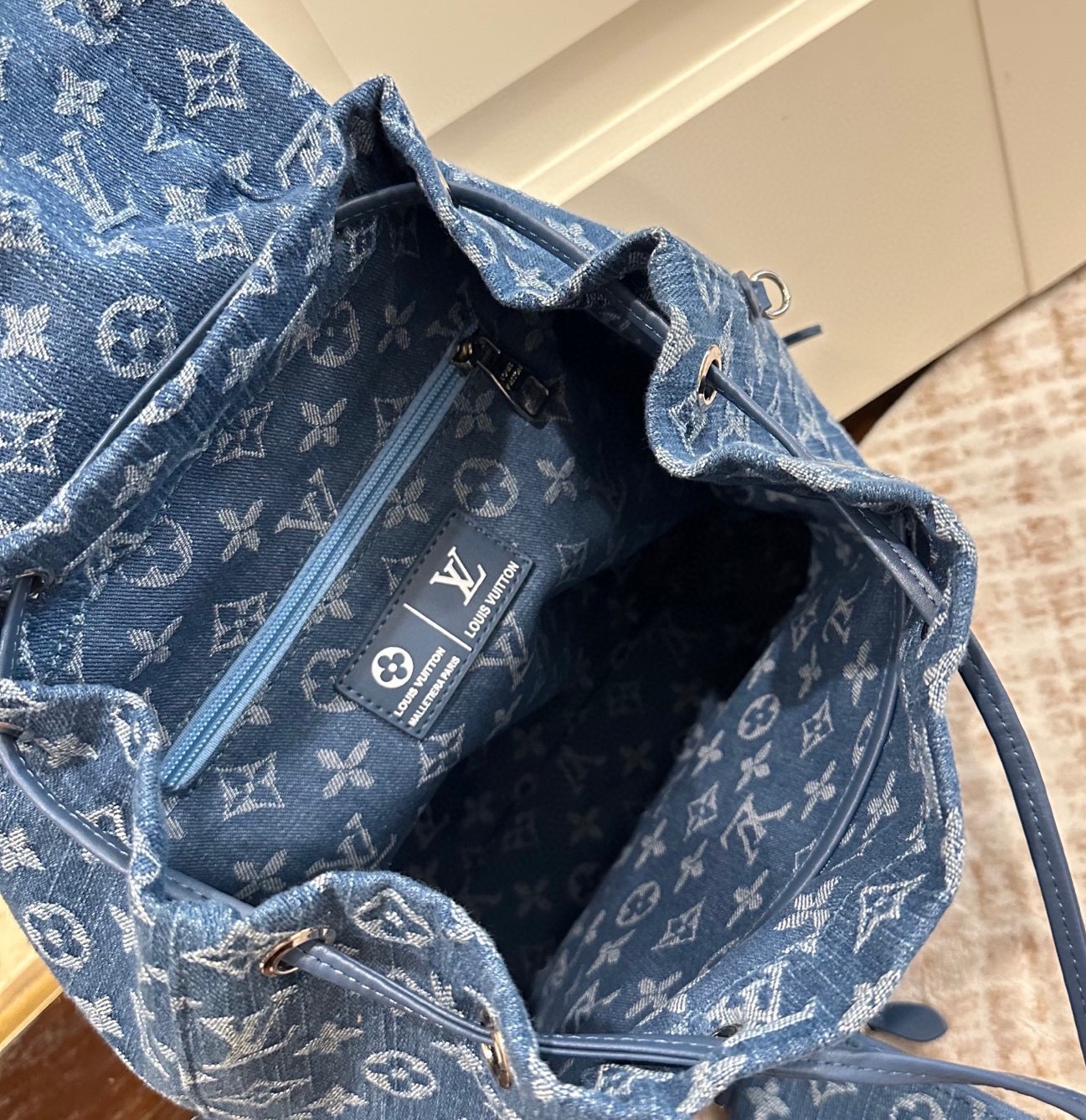 ルイ ヴィトン ( Louis Vuitton) デニム リュック 30X40cm