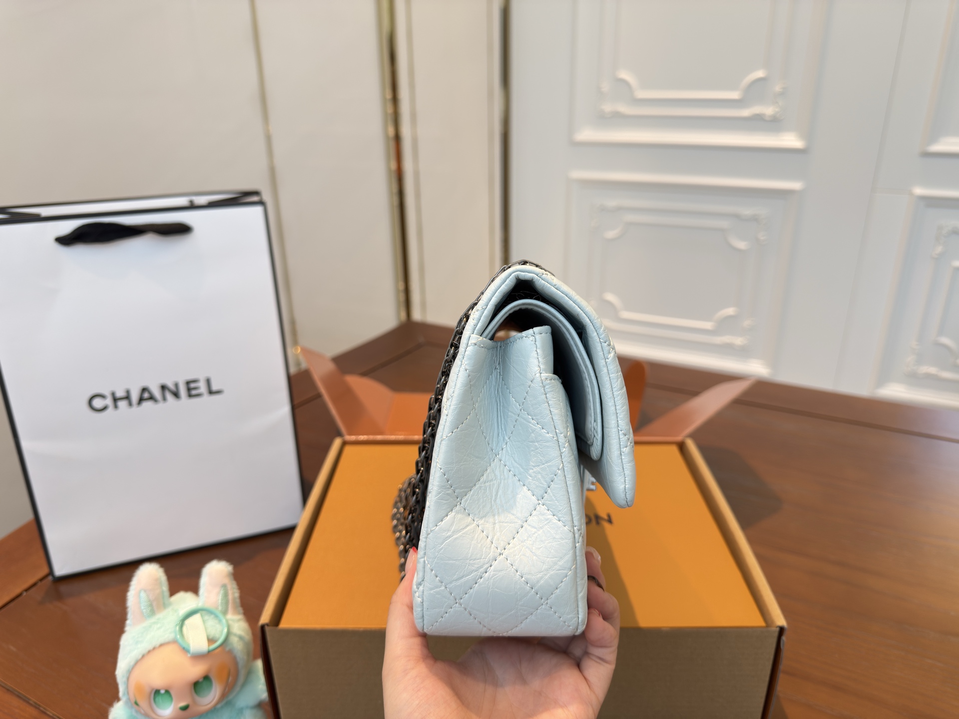 シャネル(Chanel)  2.55CF チェーン バッグ  25x15cm