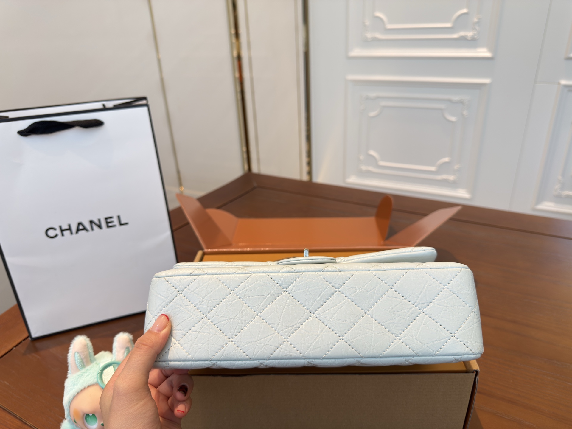 シャネル(Chanel)  2.55CF チェーン バッグ  25x15cm