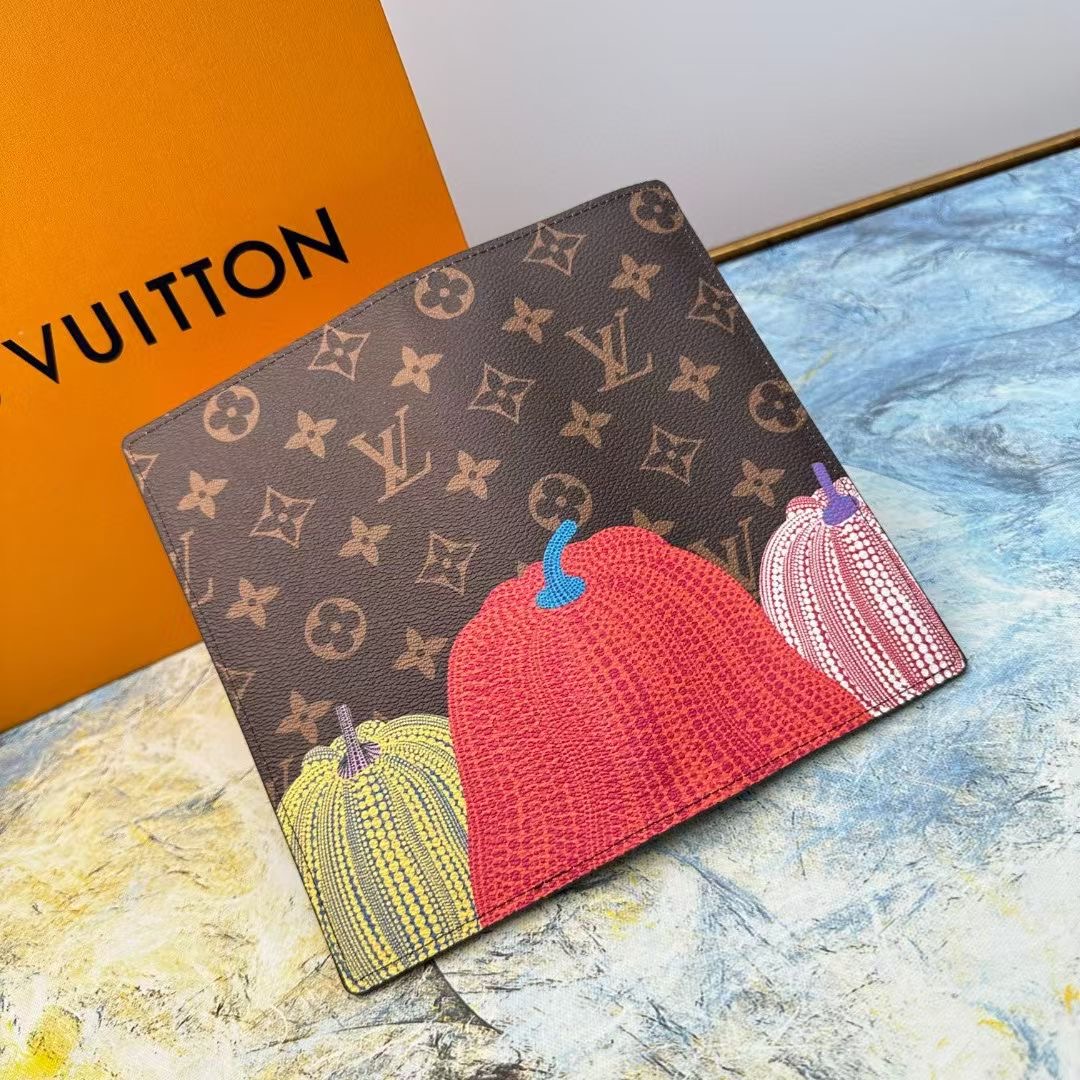 ルイ ヴィトン ( Louis Vuitton) x YK Slender 草間 彌生 長 財布 10 x 19 x 2cm