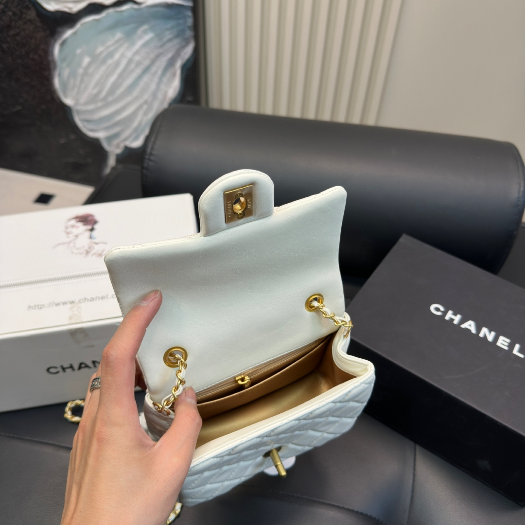 シャネル(Chanel) 25B CF ミニ バッグ  17X13mm