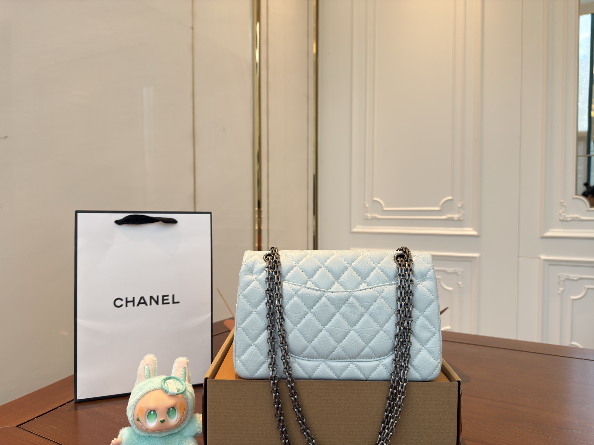 シャネル(Chanel)  2.55CF チェーン バッグ  25x15cm