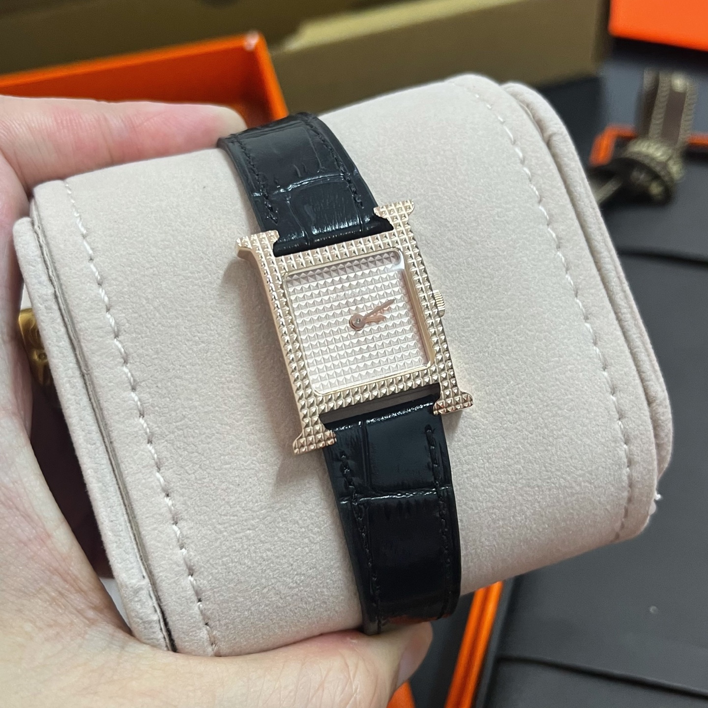【HERMES】エルメス 時計 レディース H 21cm