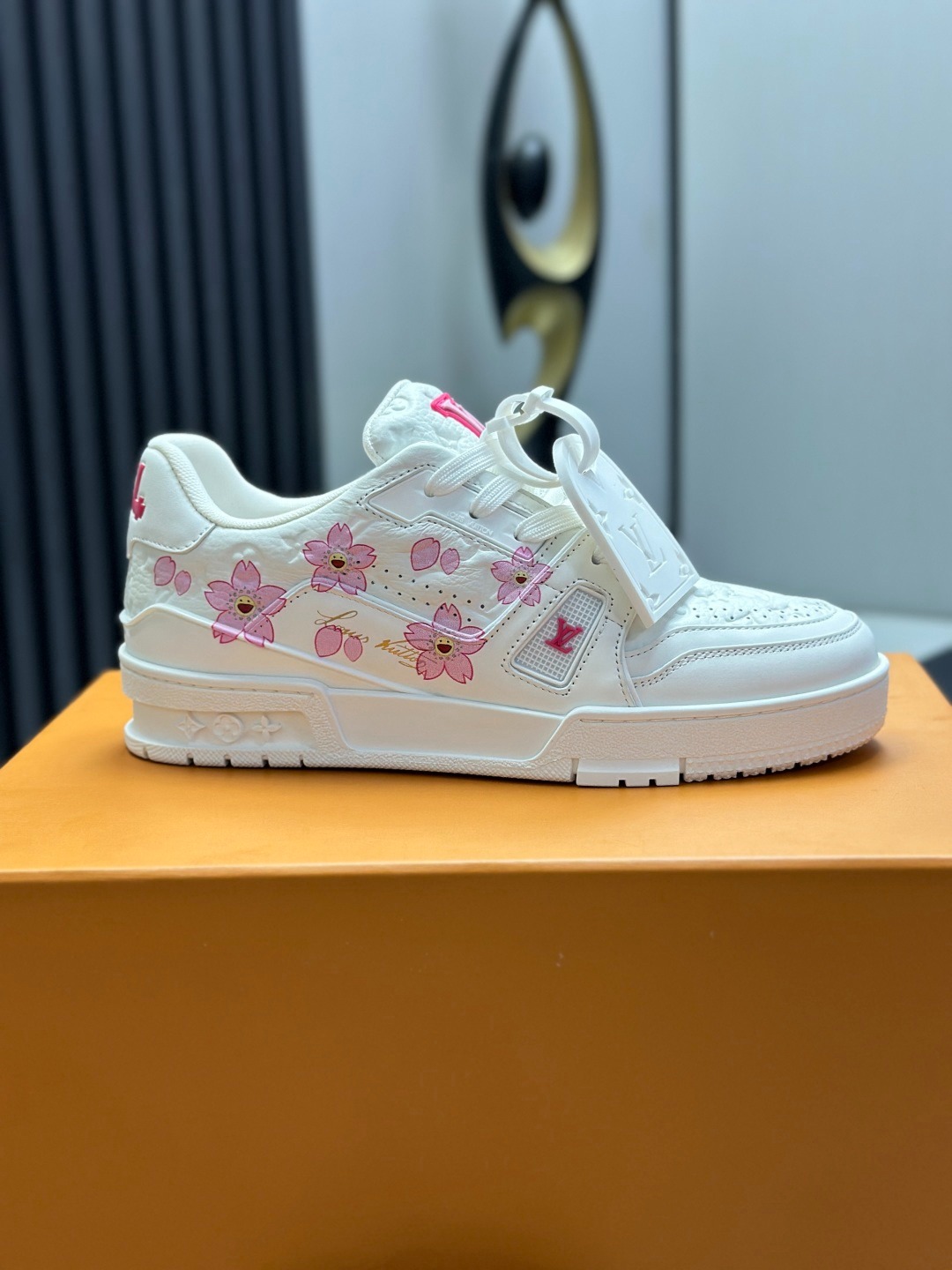2026SS LV 村上隆「桜」シリーズ スニーカー ユニセックス 