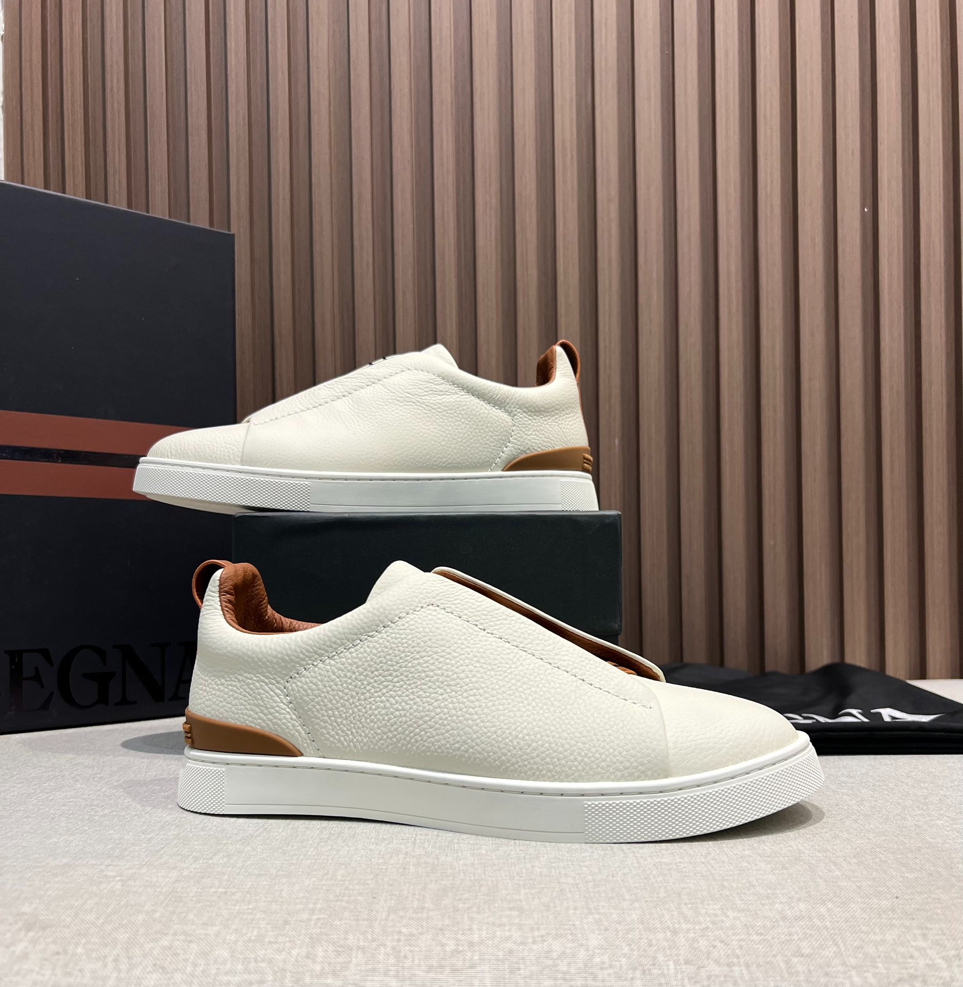 ZEGNA ゼニア ディアスキン Triple Stitch™ Monte スニーカー