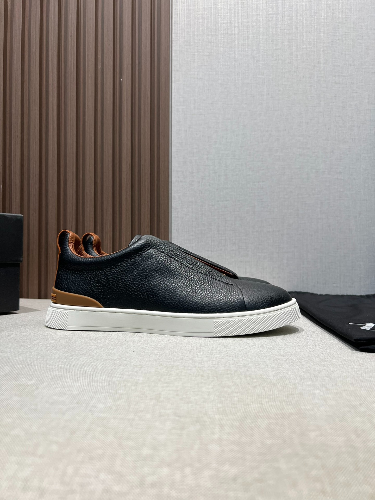 ZEGNA ゼニア ディアスキン Triple Stitch™ Monte スニーカー ブラック 5