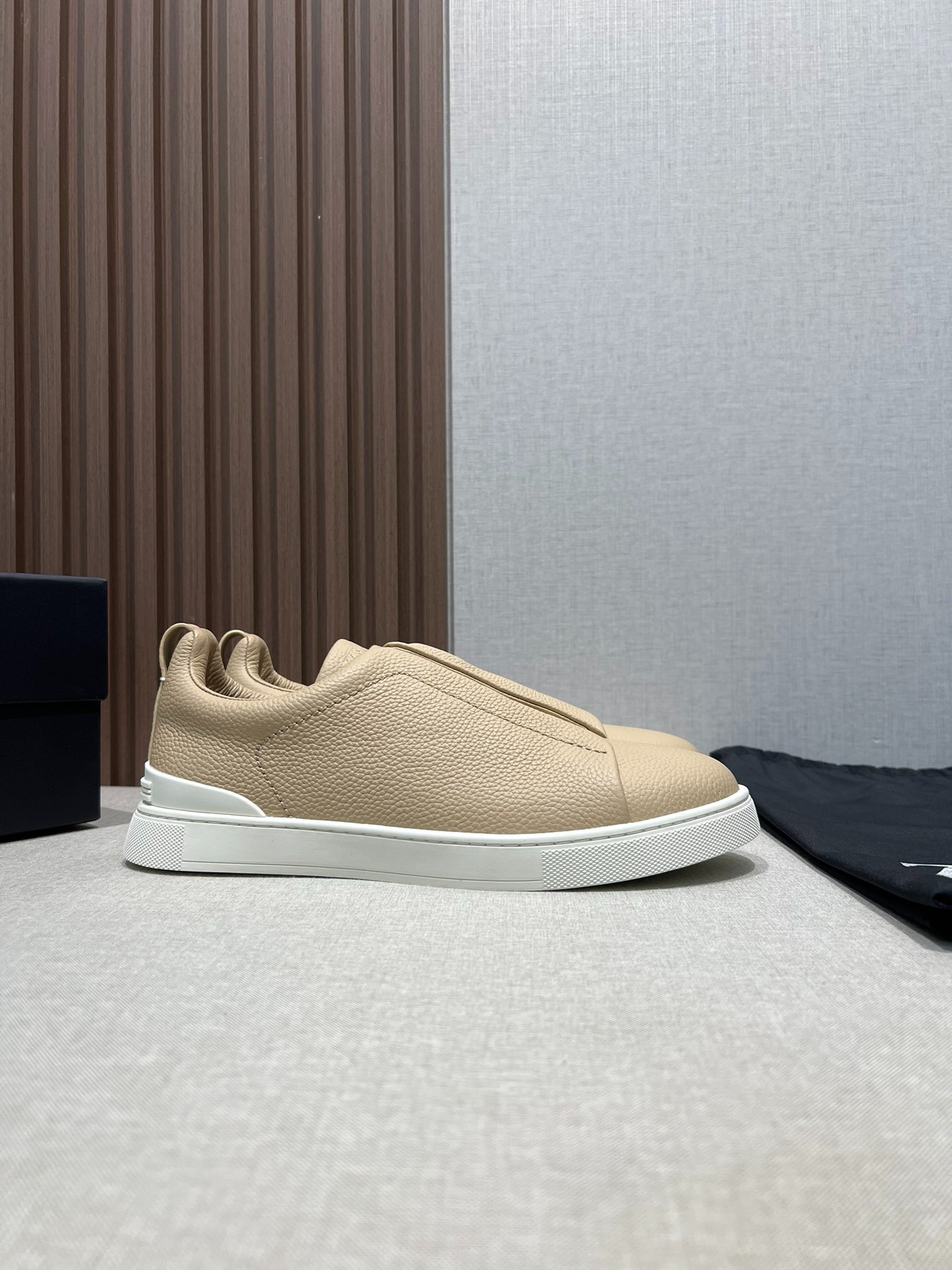 ZEGNA ゼニア ディアスキン Triple Stitch™ Monte スニーカー ライトブラウン