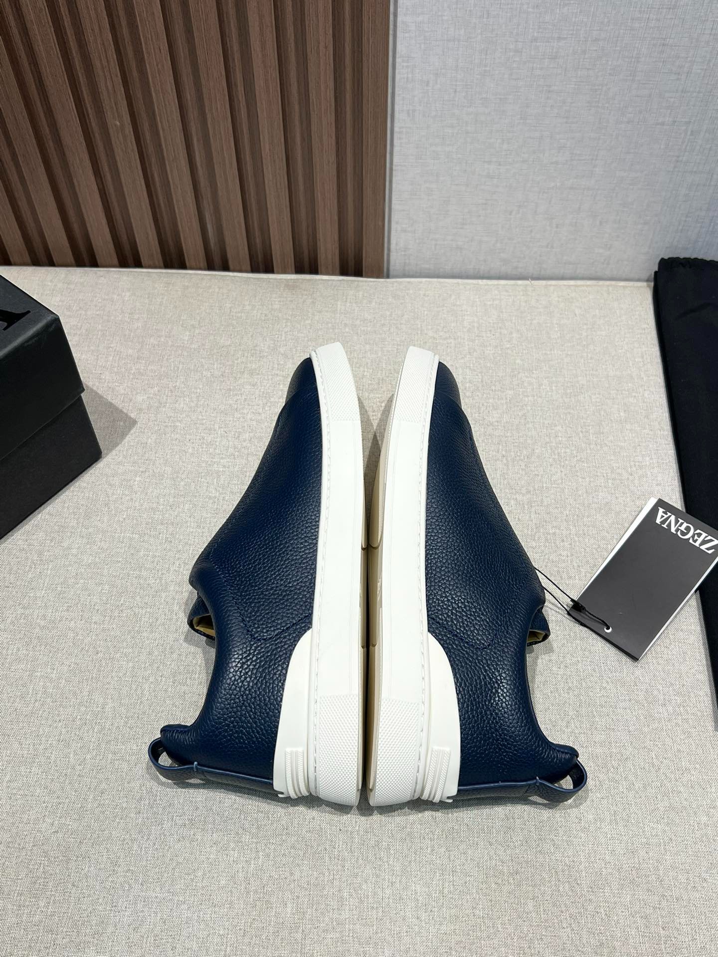 ZEGNA ゼニア ディアスキン Triple Stitch™ Monte スニーカー ブルー