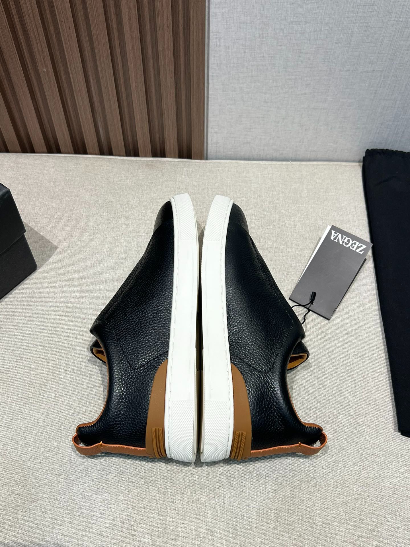 ZEGNA ゼニア ディアスキン Triple Stitch™ Monte スニーカー ブラック 5
