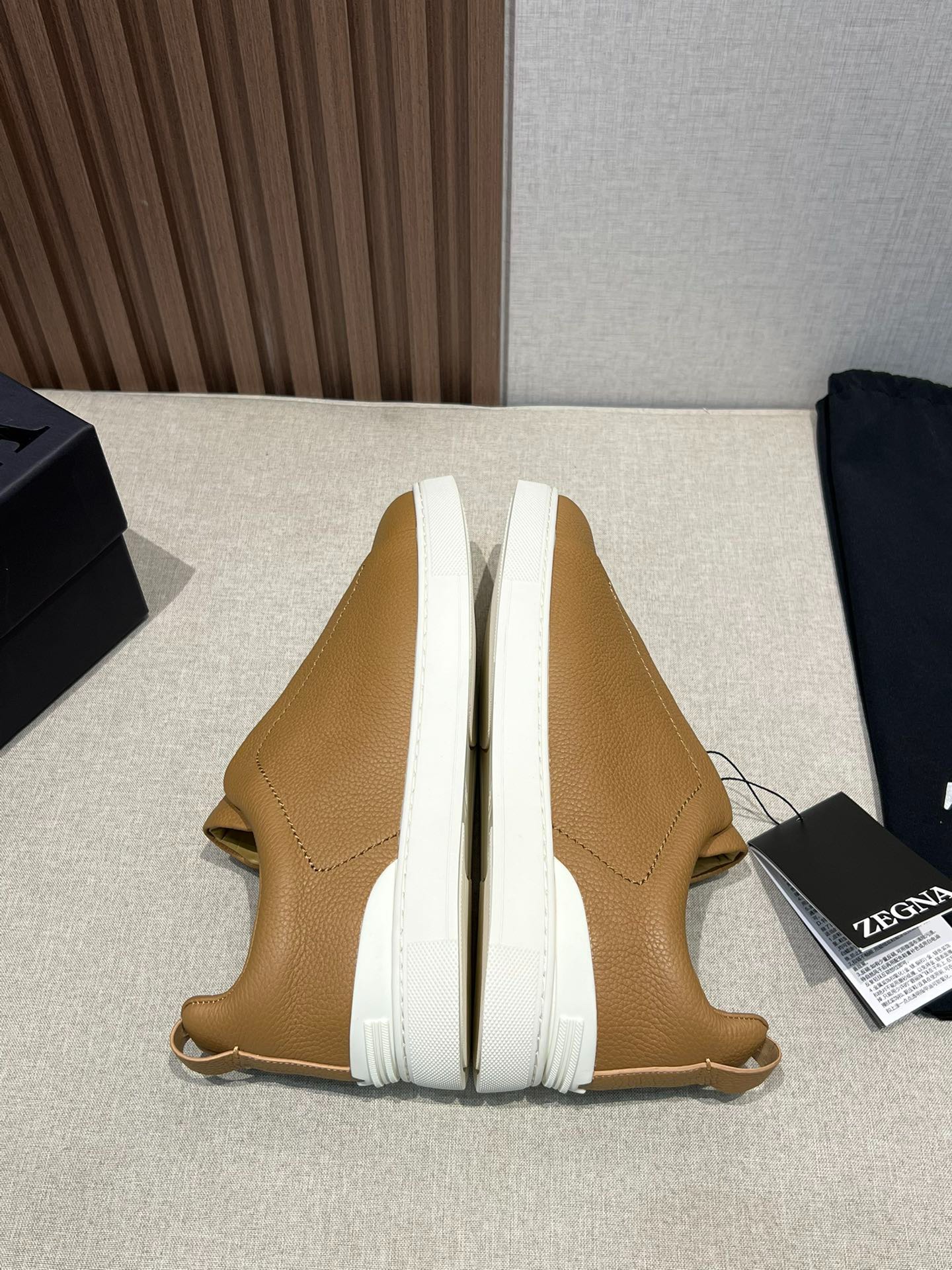 ZEGNA ゼニア ディアスキン Triple Stitch™ Monte スニーカー ブラウン