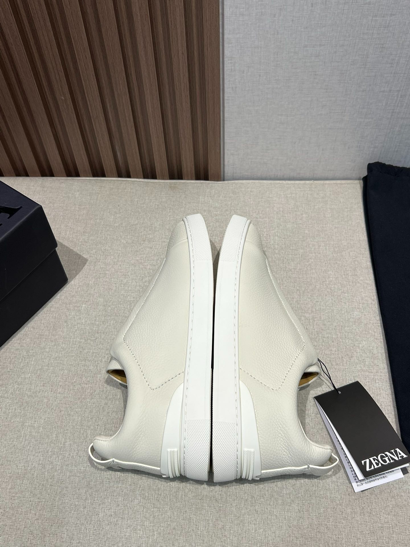 ゼニア ZEGNA  ディアスキン Triple Stitch™ Monte スニーカー ホワイト