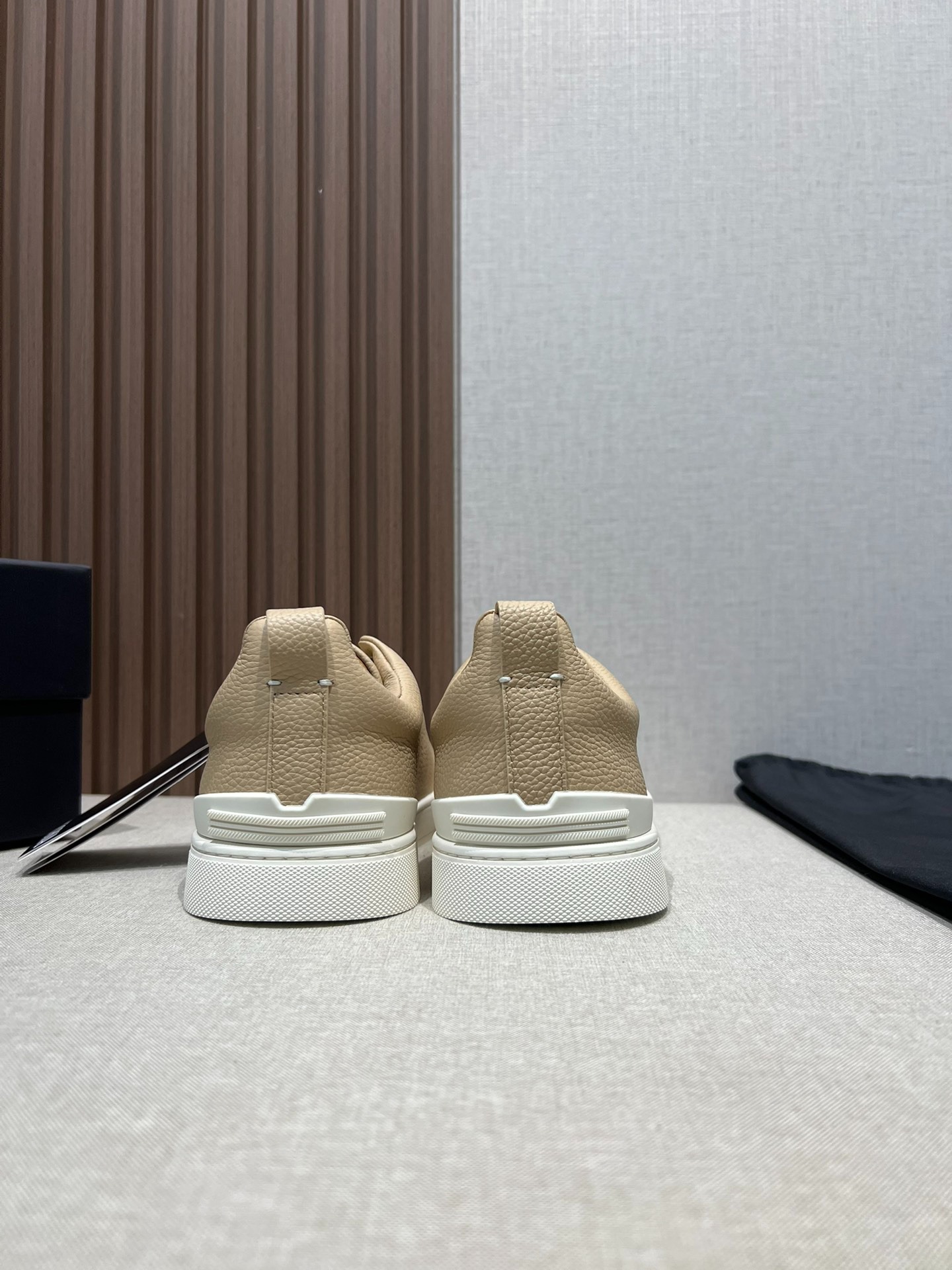 ZEGNA ゼニア ディアスキン Triple Stitch™ Monte スニーカー ライトブラウン