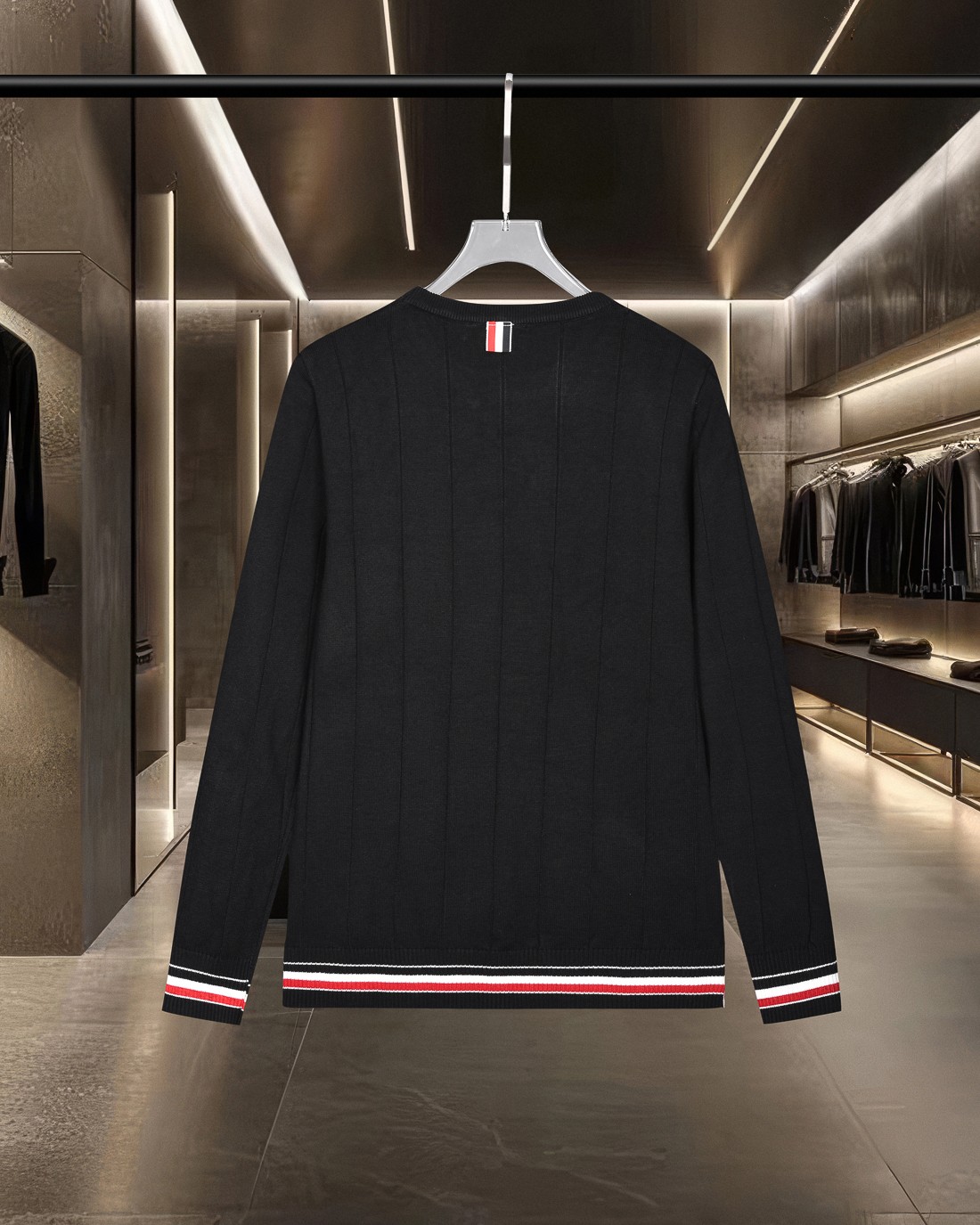 【THOM BROWNE】トム・ブラウン長袖 セーター 男女兼用！