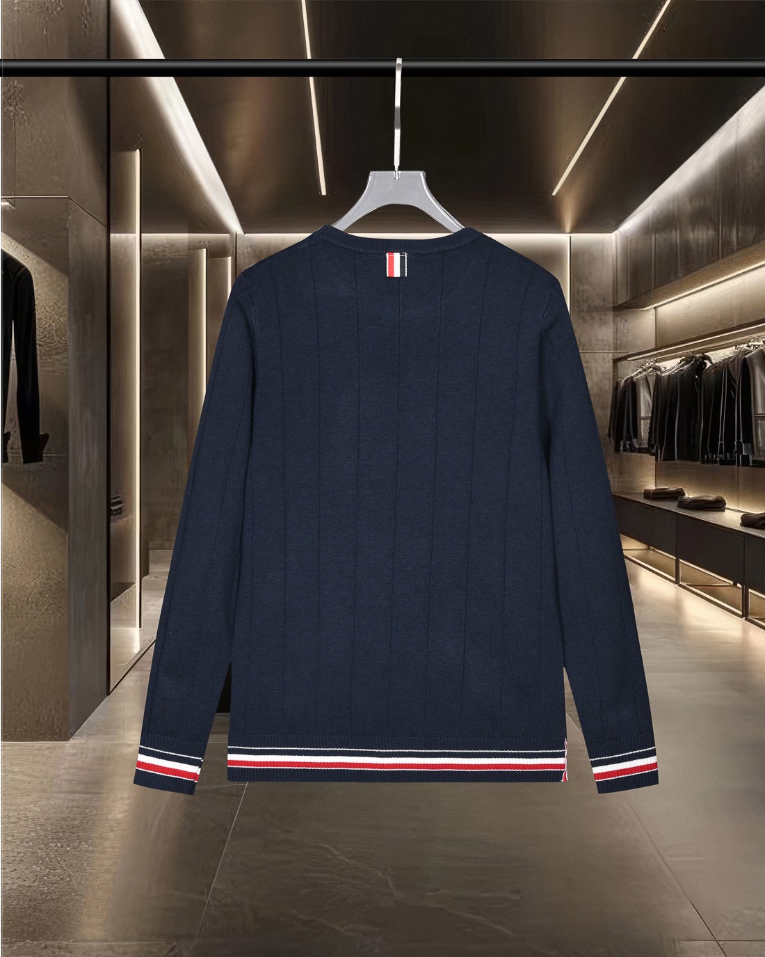 【THOM BROWNE】トム・ブラウン長袖 セーター 男女兼用！