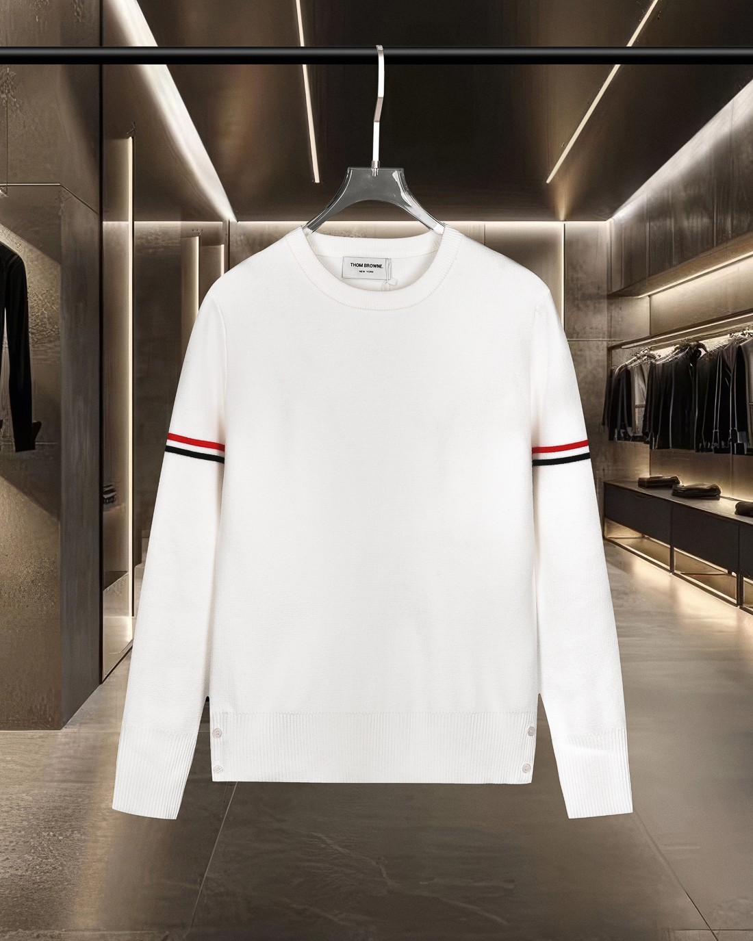 【THOM BROWNE】トム・ブラウン長袖 セーター 男女兼用！