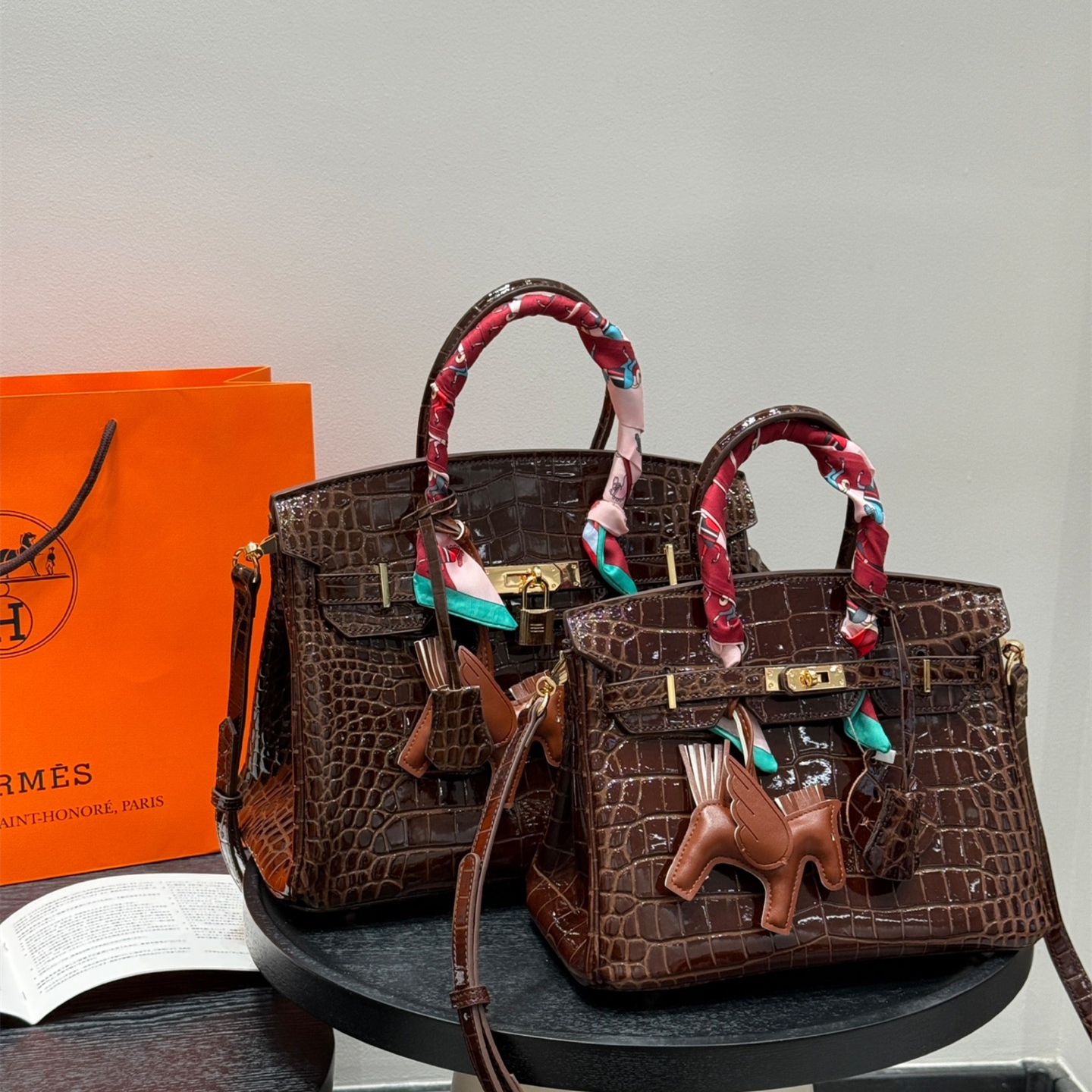 【HERMES】エルメス バーキン  クロコ 30cm 25cm