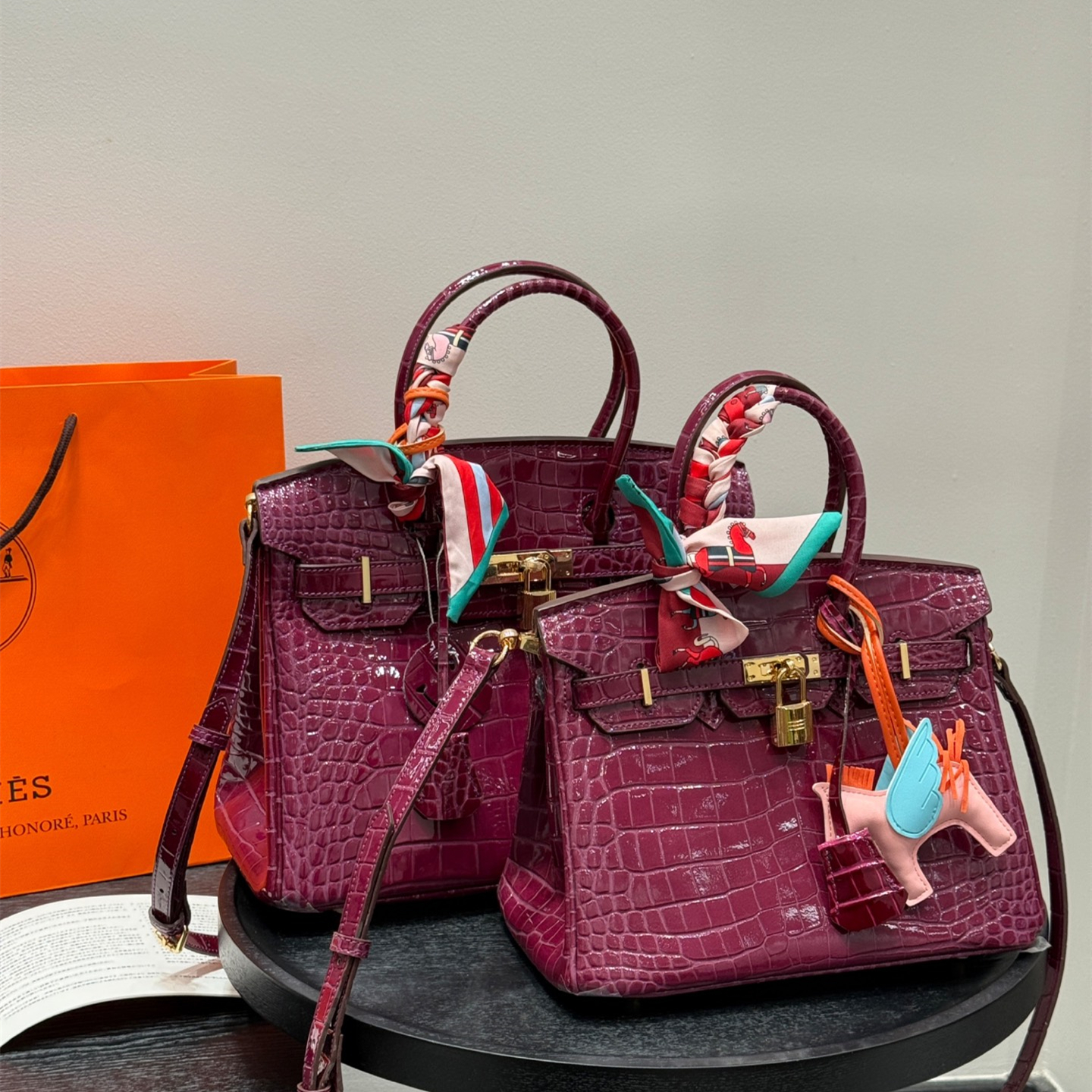 【HERMES】エルメス バーキン  クロコ 30cm 25cm