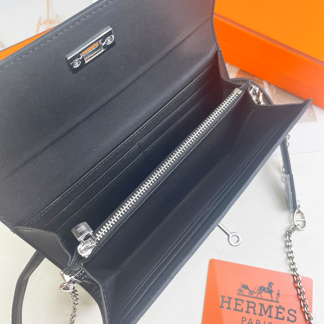 【HERMES】エルメス ケリー クロコ 財布 20x11cm