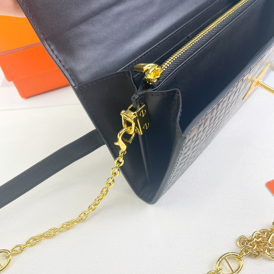 【HERMES】エルメス ケリー クロコ 財布 20x11cm