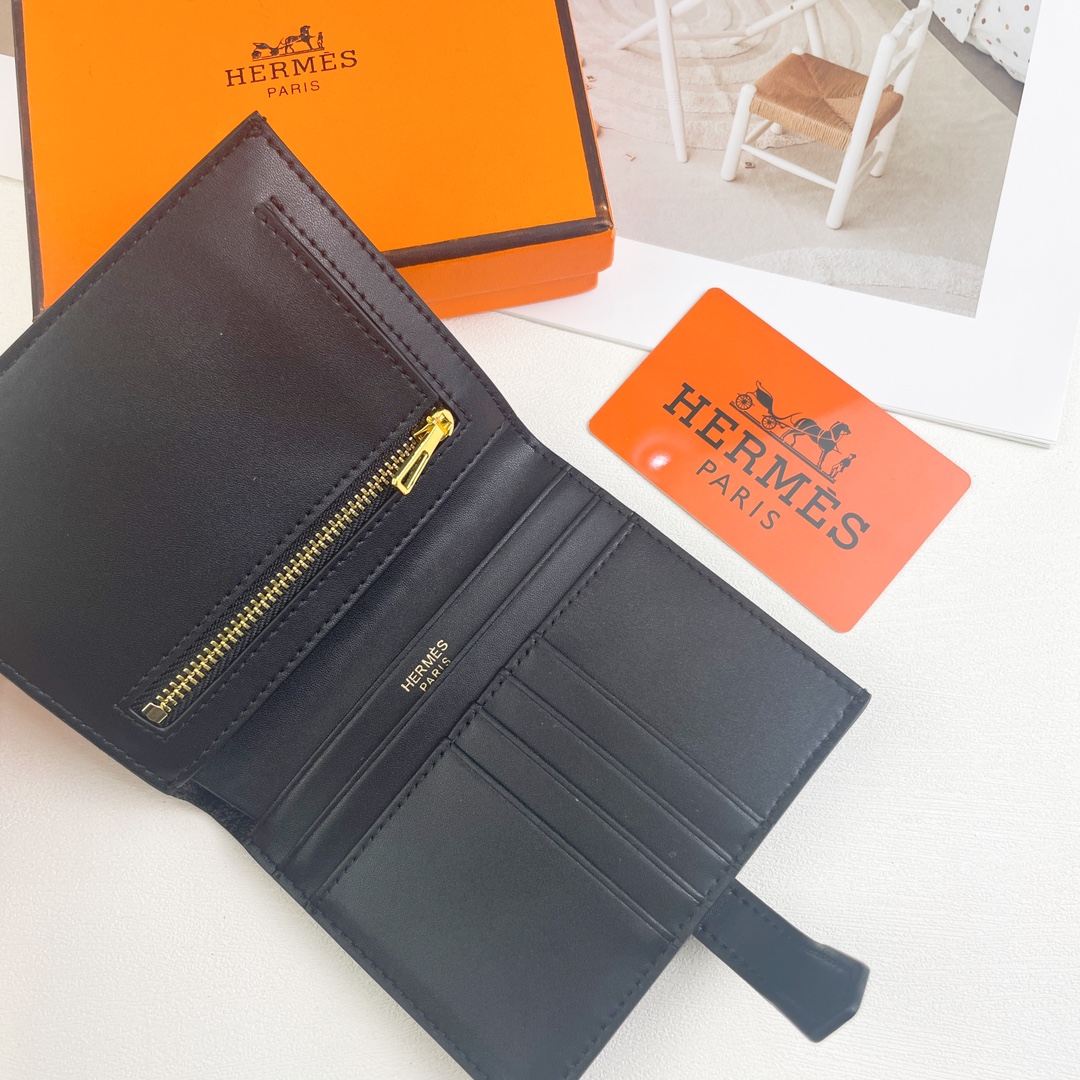 【HERMES】エルメス ミニクロコ 財布 12x9.5cm