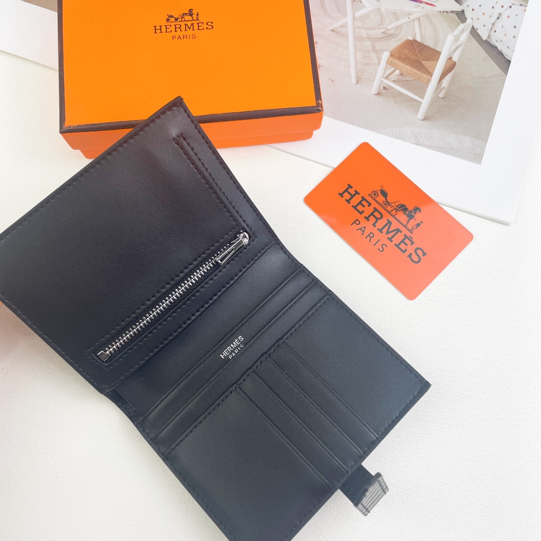 【HERMES】エルメス ミニクロコ 財布 12x9.5cm