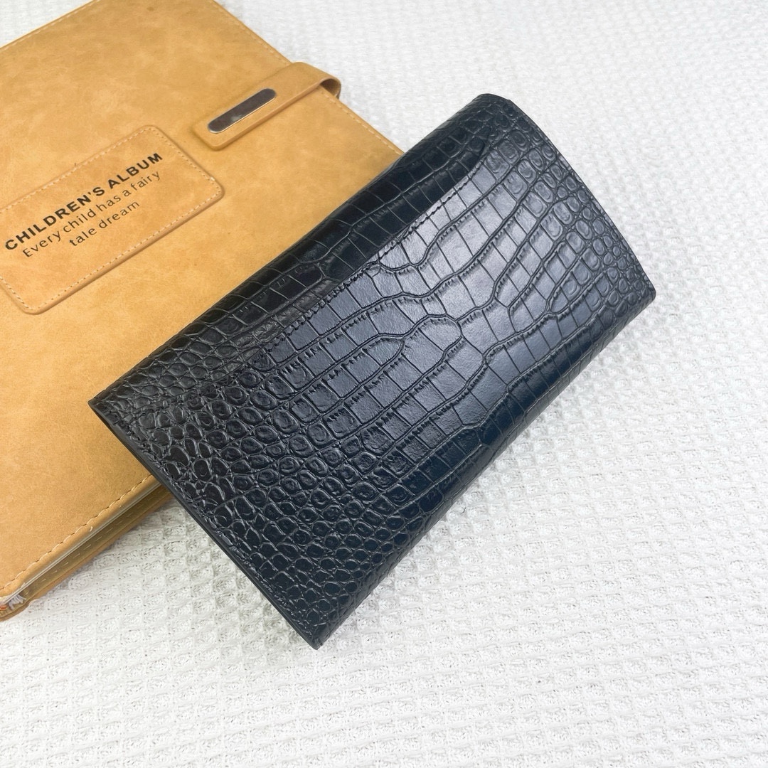 【HERMES】エルメス コンスタンス クロコ 財布 22x11cm