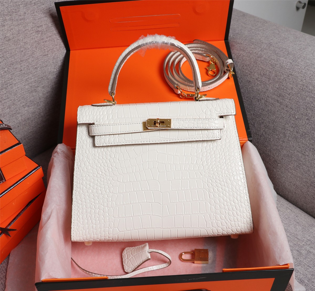 【HERMES】エルメス ケリー  クロコ 25cm