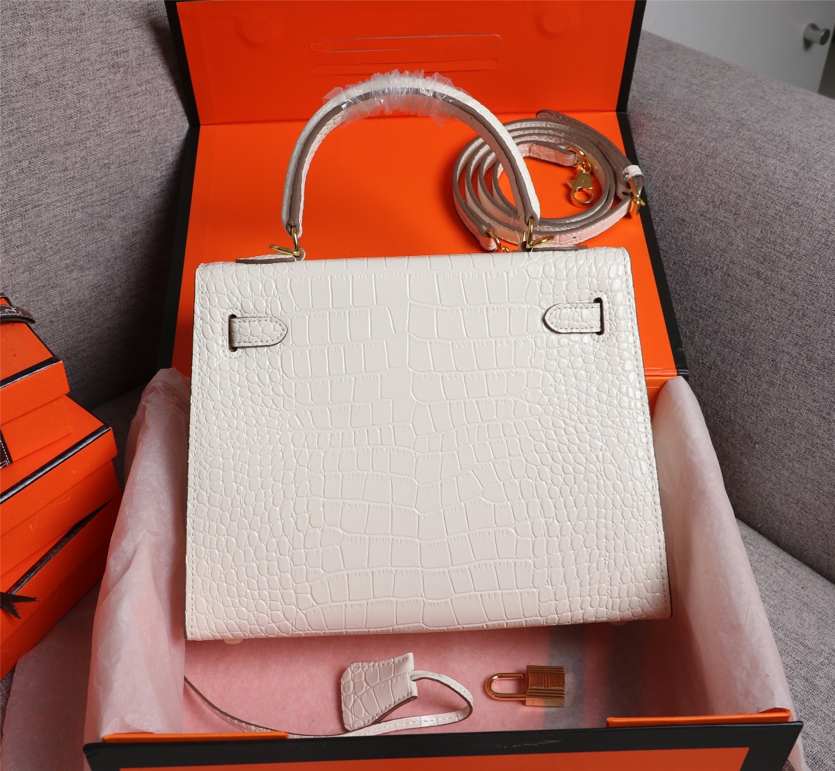 【HERMES】エルメス ケリー  クロコ 25cm