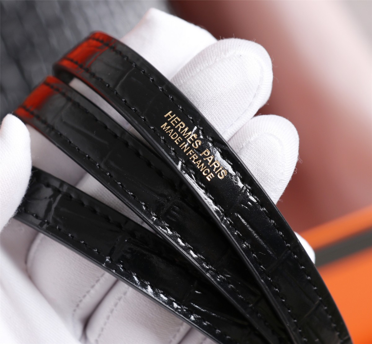 【HERMES】エルメス ケリー  クロコ 22cm