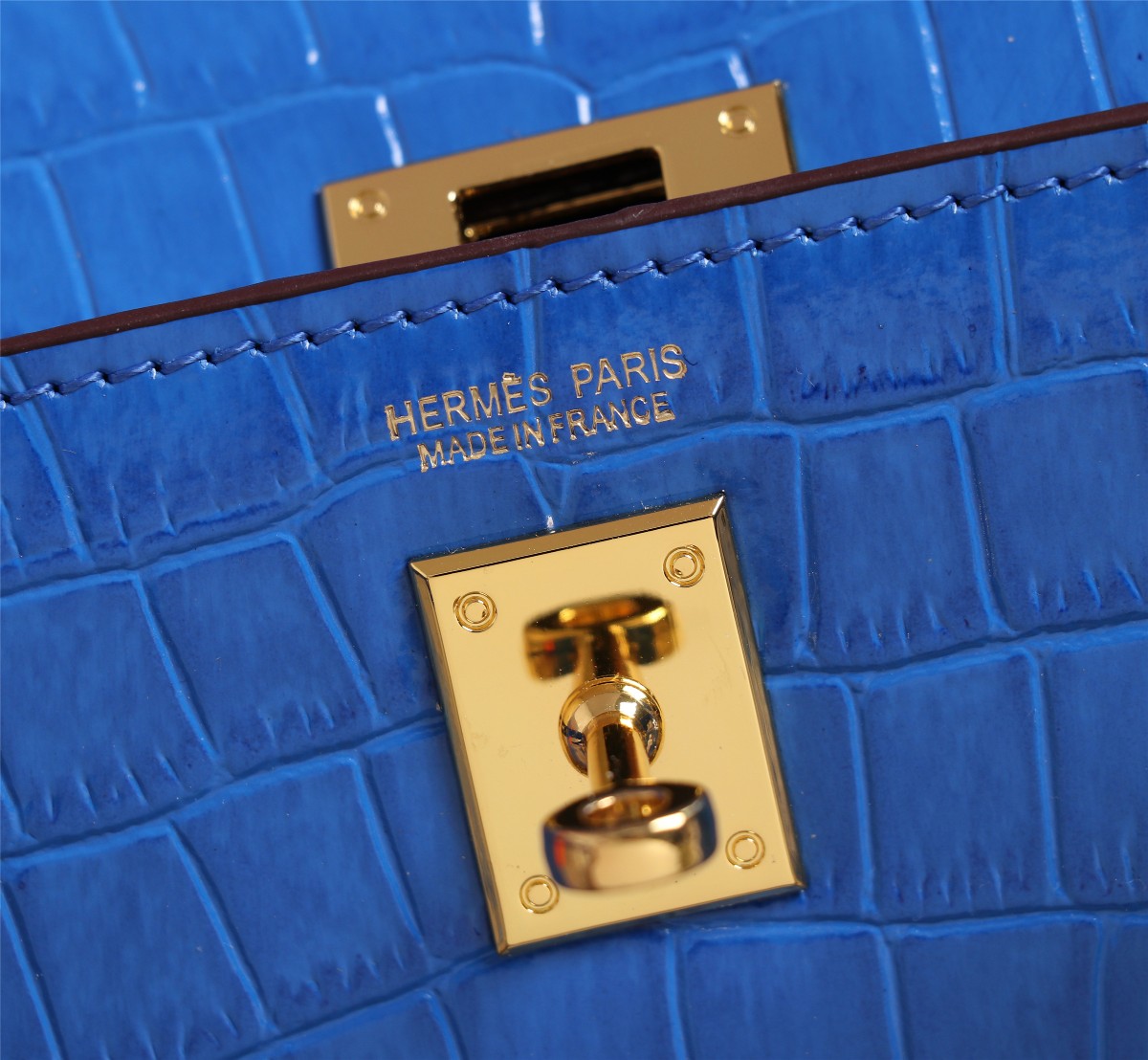 【HERMES】エルメス ケリー  クロコ 22cm