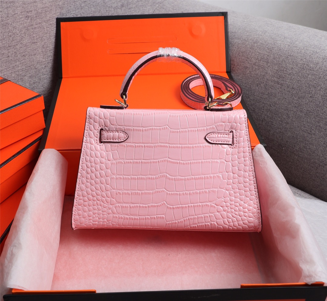 【HERMES】エルメス ケリー  クロコ 22cm