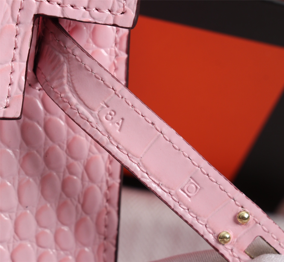 【HERMES】エルメス ケリー  クロコ 22cm