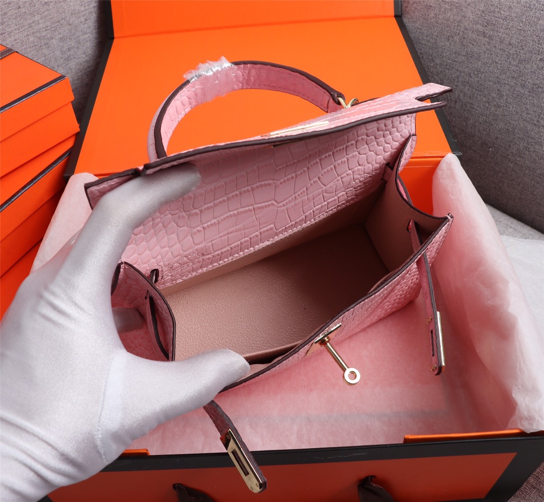 【HERMES】エルメス ケリー  クロコ 22cm