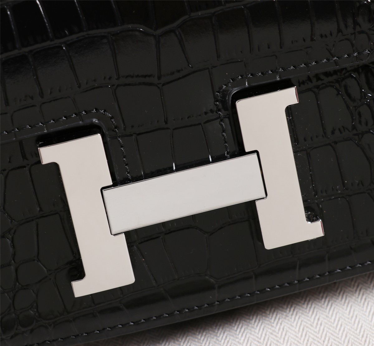 【HERMES】エルメス コンスタンス  クロコ 24cm