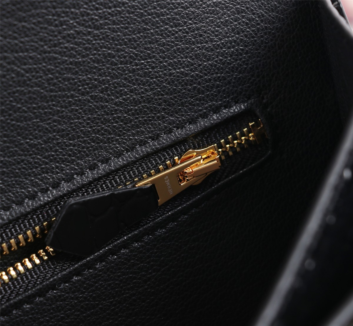 【HERMES】エルメス コンスタンス  クロコ 24cm