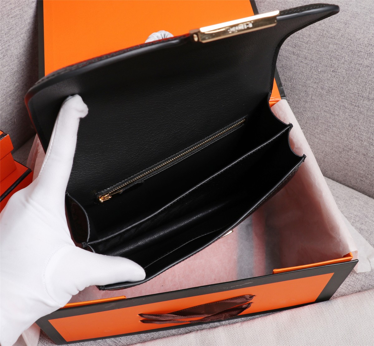 【HERMES】エルメス コンスタンス  クロコ 24cm