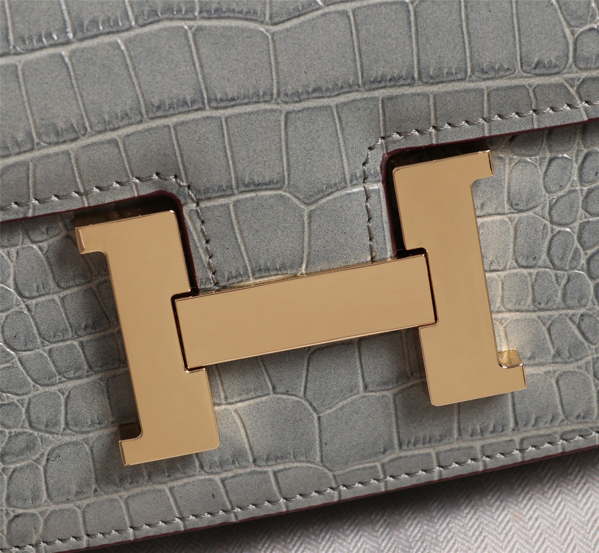【HERMES】エルメス コンスタンス  クロコ 24cm