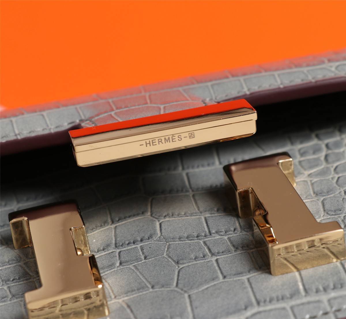 【HERMES】エルメス コンスタンス  クロコ 24cm
