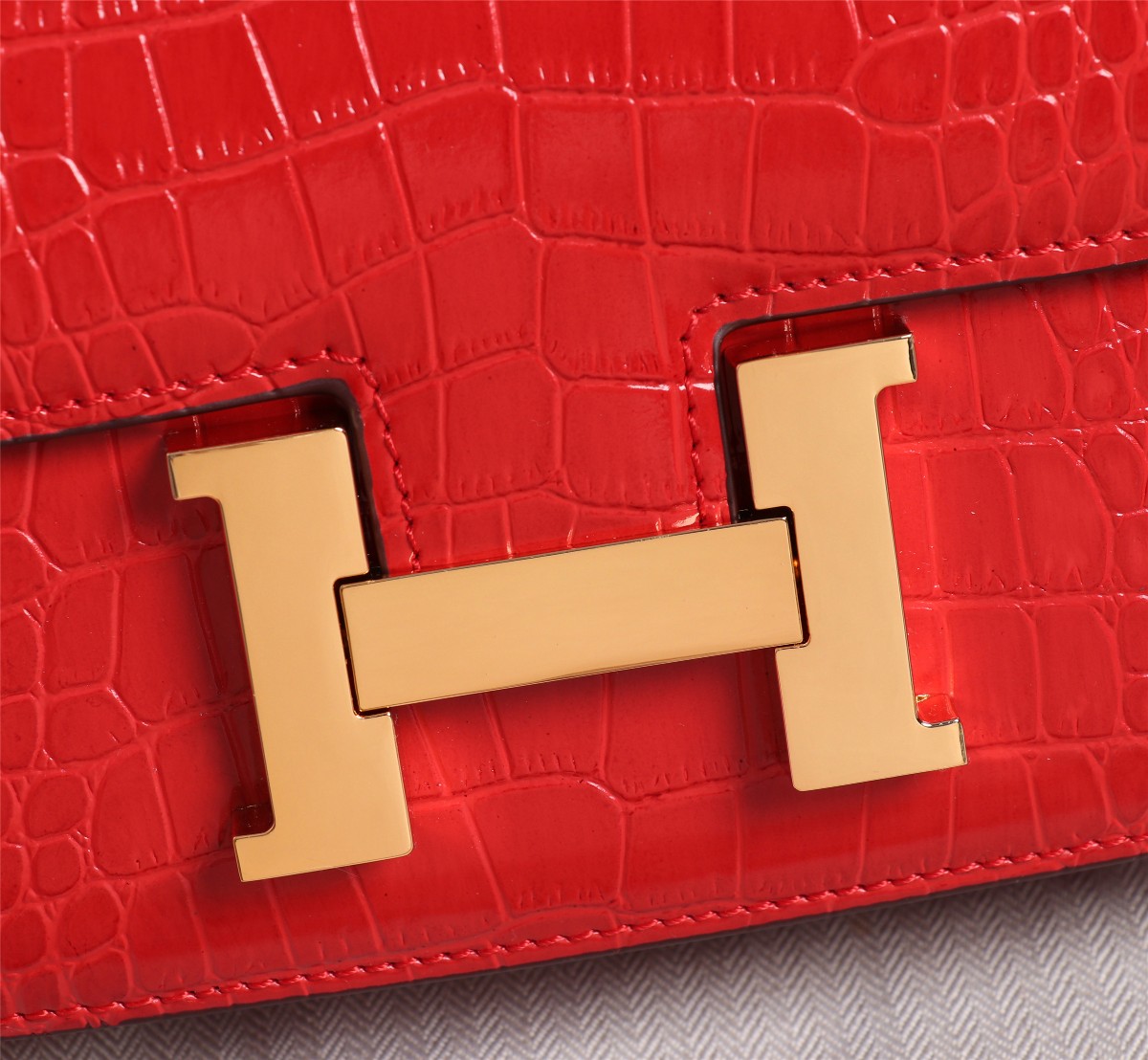 【HERMES】エルメス コンスタンス  クロコ 24cm