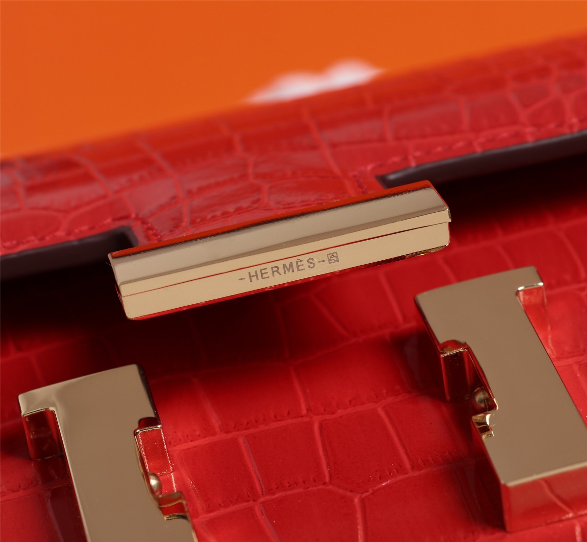 【HERMES】エルメス コンスタンス  クロコ 24cm